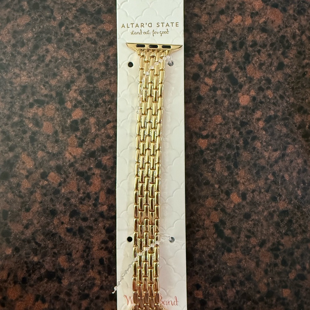 Altar'd State Gold Stretch Watch Band